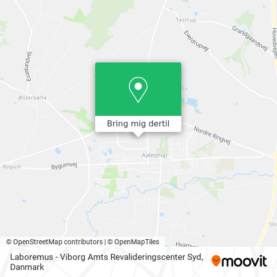 Laboremus - Viborg Amts Revalideringscenter Syd kort