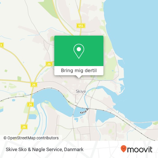 Skive Sko & Nøgle Service kort