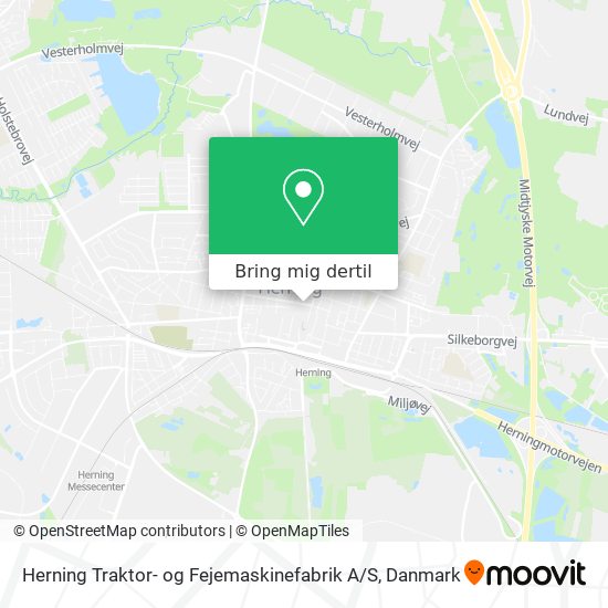 Herning Traktor- og Fejemaskinefabrik A / S kort