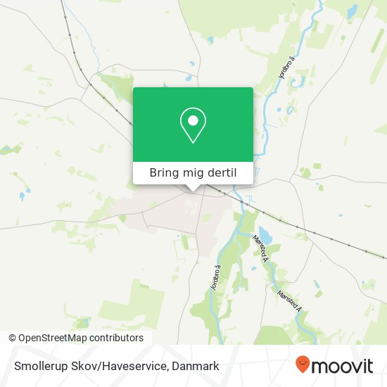 Smollerup Skov/Haveservice kort