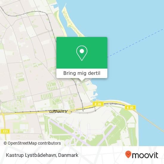 Kastrup Lystbådehavn kort