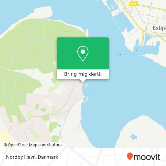Nordby Havn kort