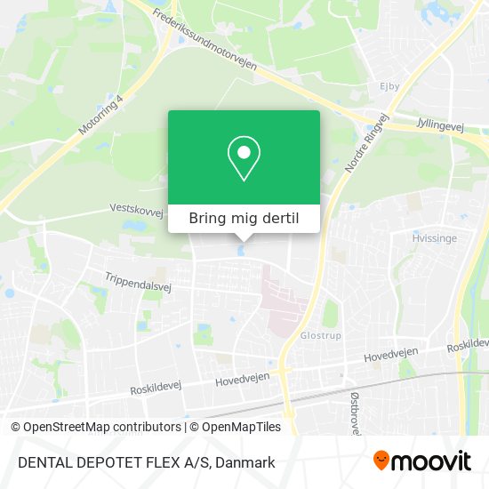 DENTAL DEPOTET FLEX A/S kort