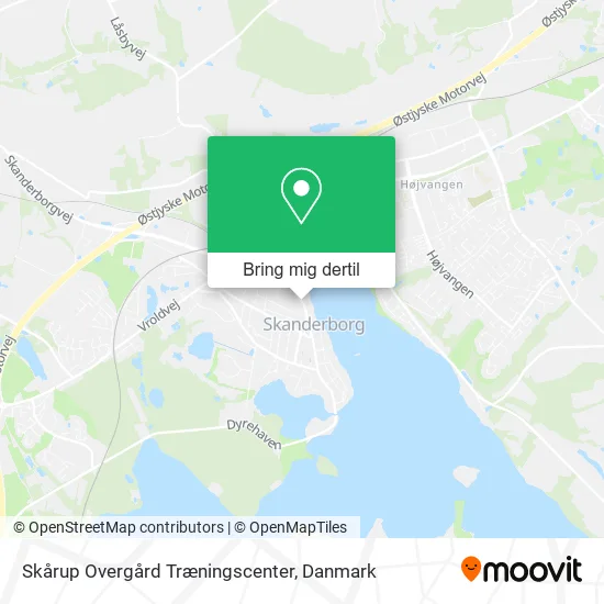 Skårup Overgård Træningscenter kort