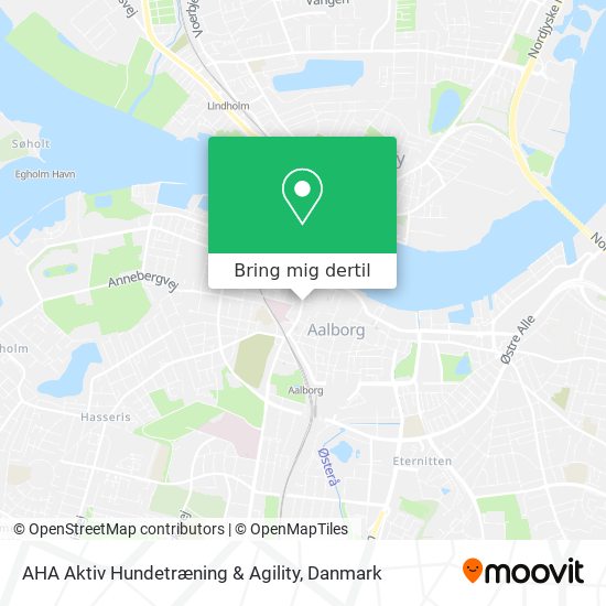 AHA Aktiv Hundetræning & Agility kort