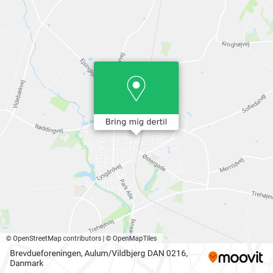 Brevdueforeningen, Aulum / Vildbjerg DAN 0216 kort