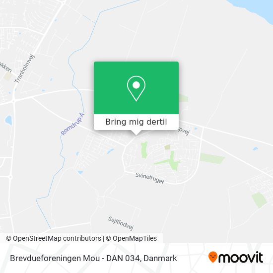 Brevdueforeningen Mou - DAN 034 kort