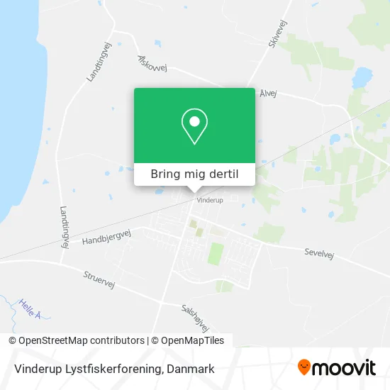 Vinderup Lystfiskerforening kort