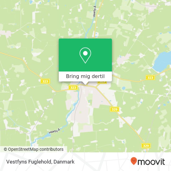 Vestfyns Fuglehold kort