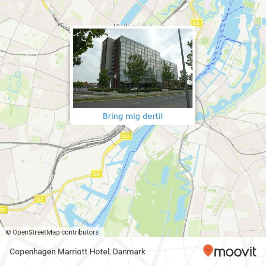 Copenhagen Marriott Hotel kort