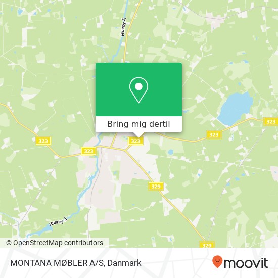 MONTANA MØBLER A/S kort