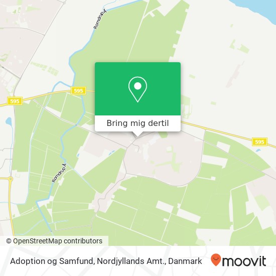 Adoption og Samfund, Nordjyllands Amt. kort