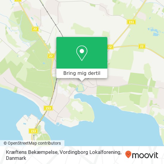 Kræftens Bekæmpelse, Vordingborg Lokalforening kort