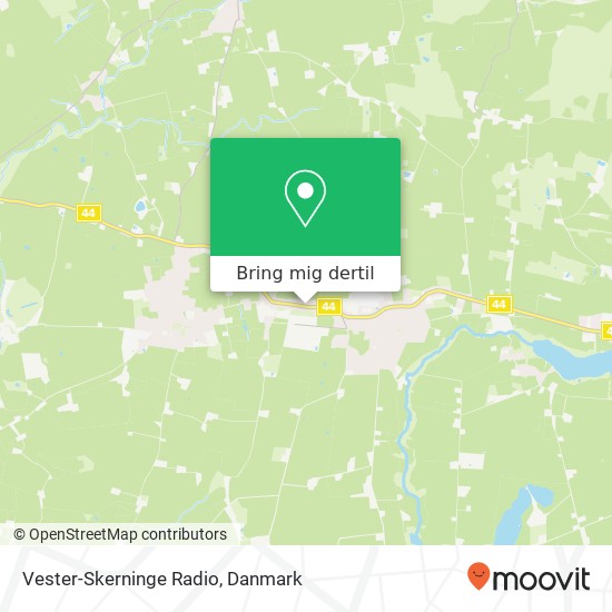 Vester-Skerninge Radio kort