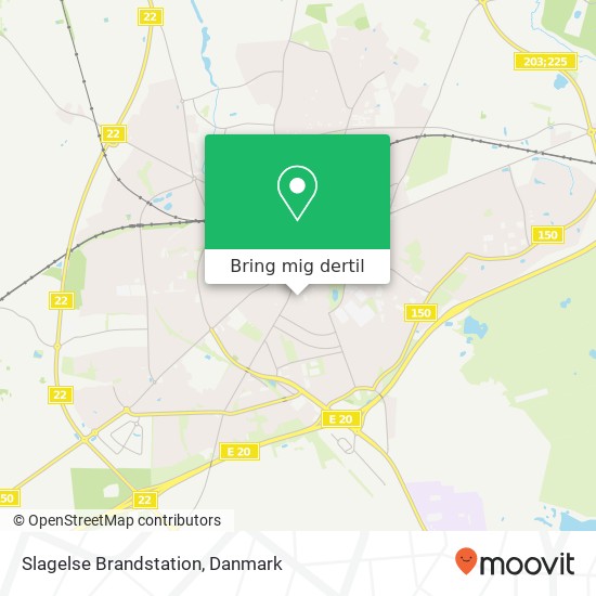 Slagelse Brandstation kort