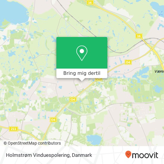 Holmstrøm Vinduespolering kort