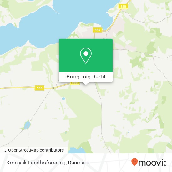 Kronjysk Landboforening kort