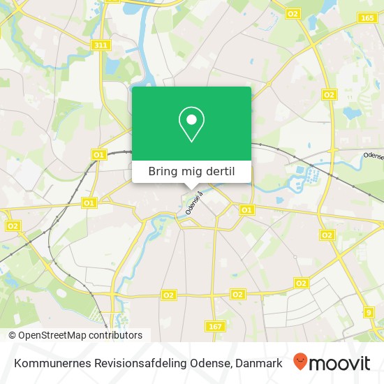 Kommunernes Revisionsafdeling Odense kort