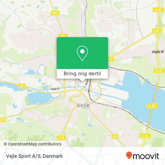 Vejle Sport A/S kort