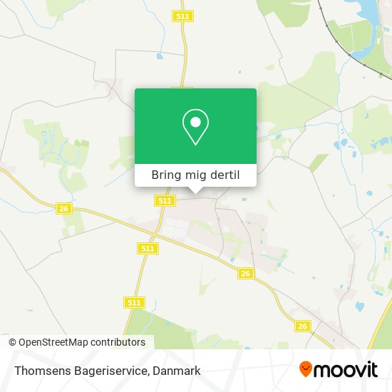 Thomsens Bageriservice kort