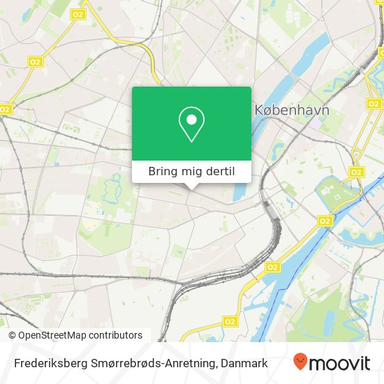 Frederiksberg Smørrebrøds-Anretning kort