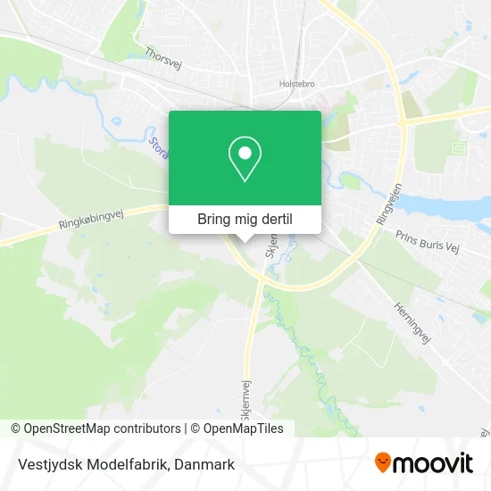 Vestjydsk Modelfabrik kort