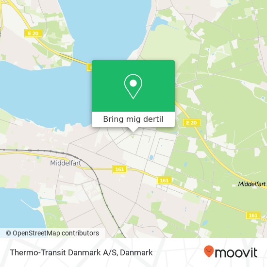 Thermo-Transit Danmark A/S kort