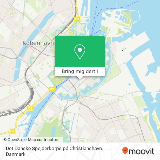 Det Danske Spejderkorps på Christianshavn kort