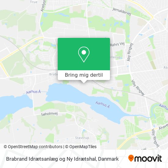 Brabrand Idrætsanlæg og Ny Idrætshal kort