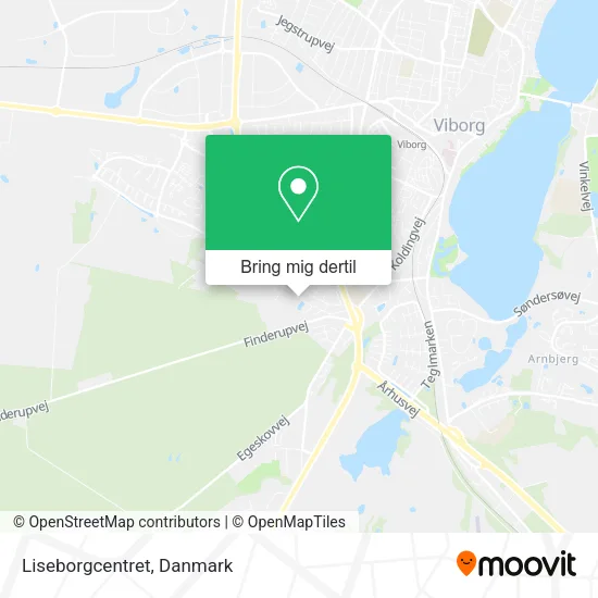 Liseborgcentret kort