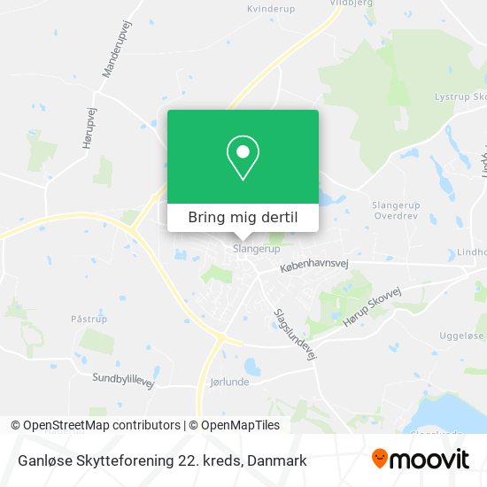 Ganløse Skytteforening 22. kreds kort