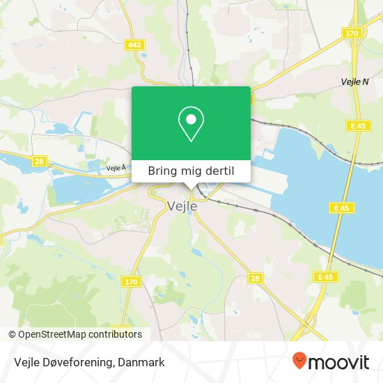 Vejle Døveforening kort