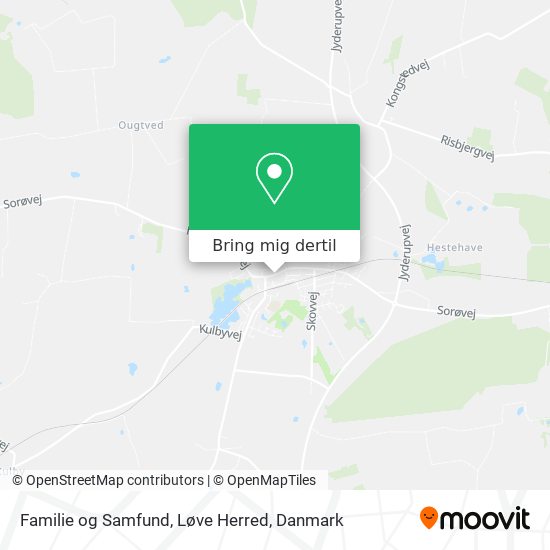 Familie og Samfund, Løve Herred kort