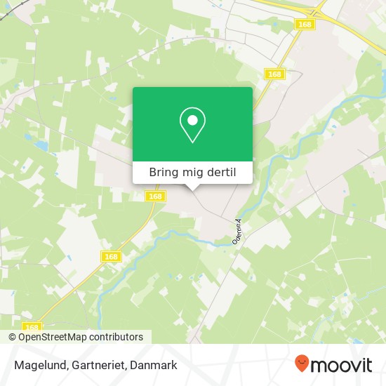 Magelund, Gartneriet kort