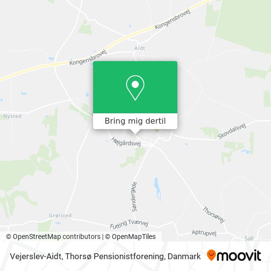 Vejerslev-Aidt, Thorsø Pensionistforening kort