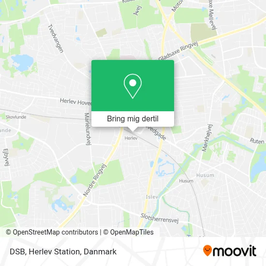 DSB, Herlev Station kort