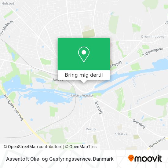 Assentoft Olie- og Gasfyringsservice kort