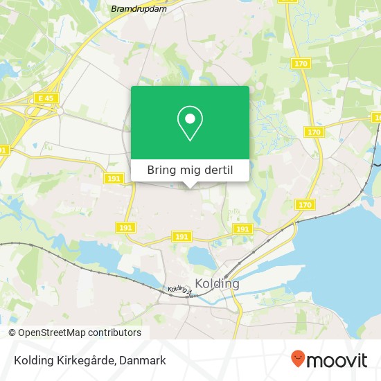 Kolding Kirkegårde kort