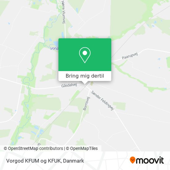 Vorgod KFUM og KFUK kort