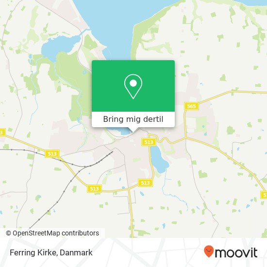 Ferring Kirke kort