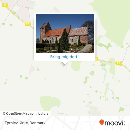 Førslev Kirke kort