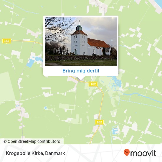 Krogsbølle Kirke kort