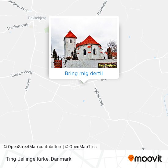 Ting-Jellinge Kirke kort
