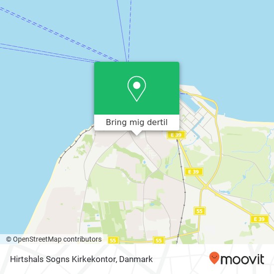 Hirtshals Sogns Kirkekontor kort