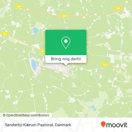 Sønderby-Kærum Pastorat kort