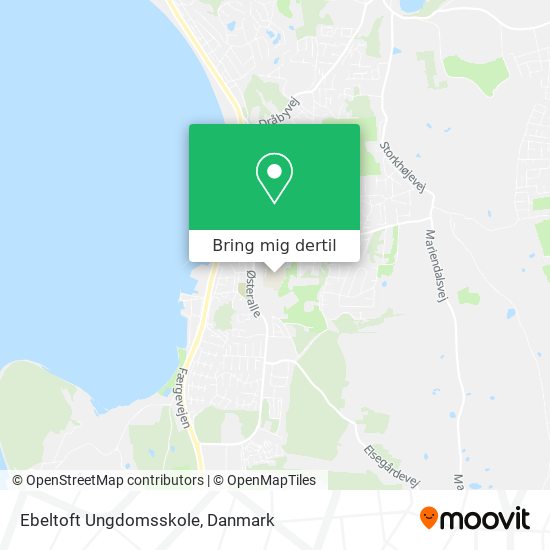 Ebeltoft Ungdomsskole kort