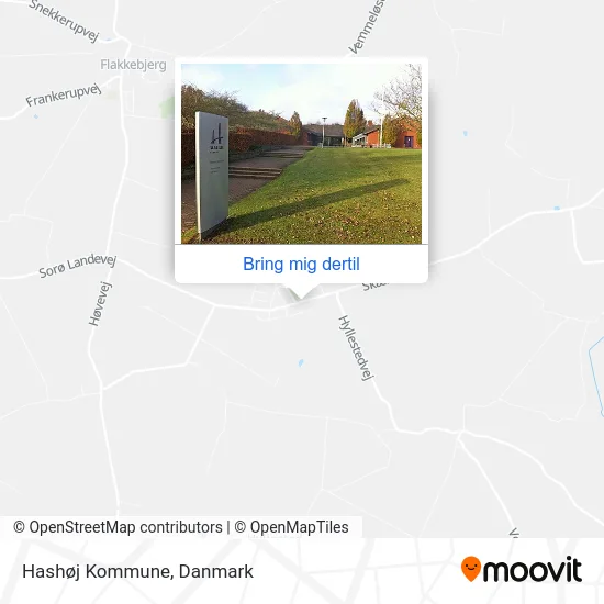 Hashøj Kommune kort