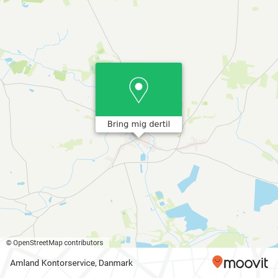 Amland Kontorservice kort