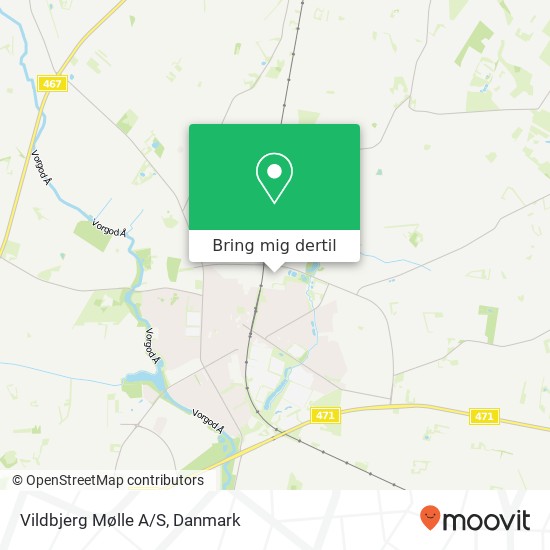 Vildbjerg Mølle A/S kort