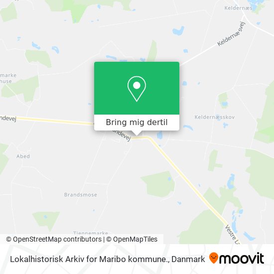 Lokalhistorisk Arkiv for Maribo kommune. kort
